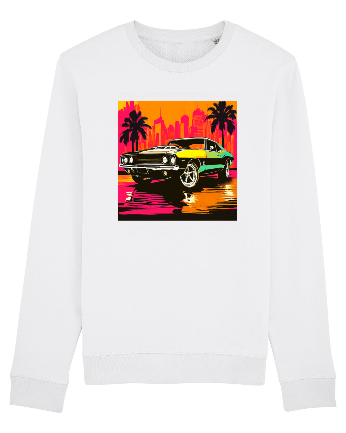 Bluză mânecă lungă Unisex Rise White