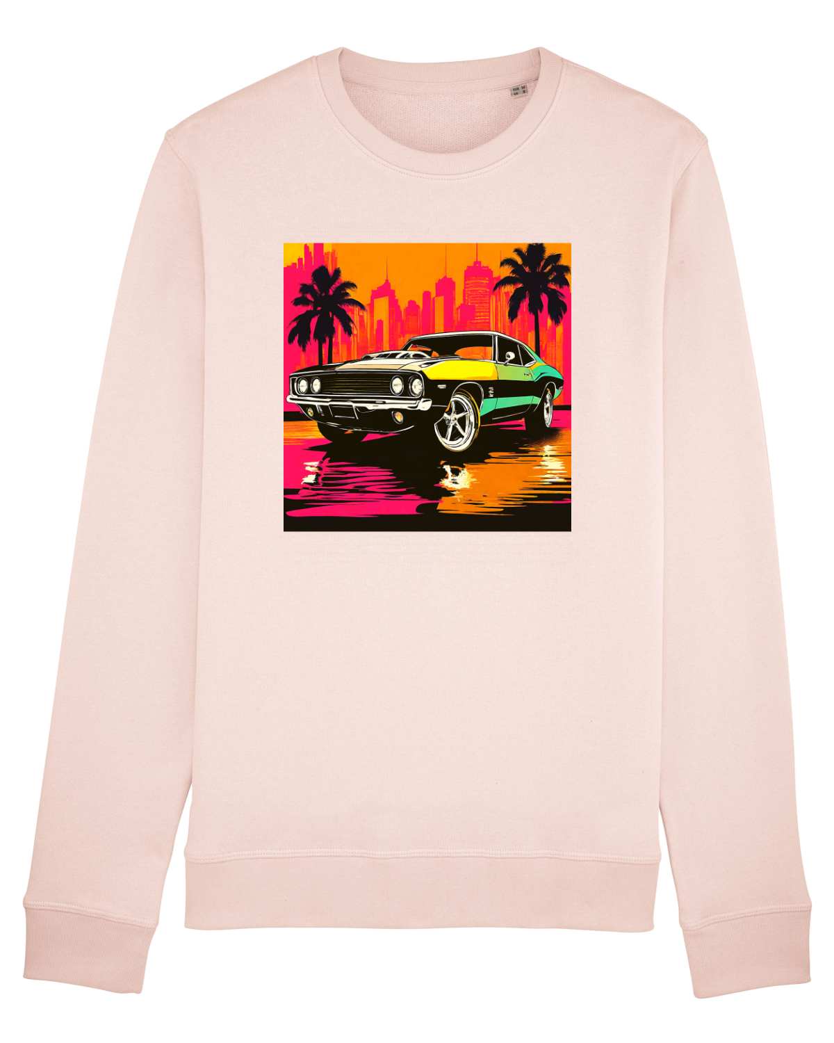 Bluză mânecă lungă Unisex Rise Candy Pink
