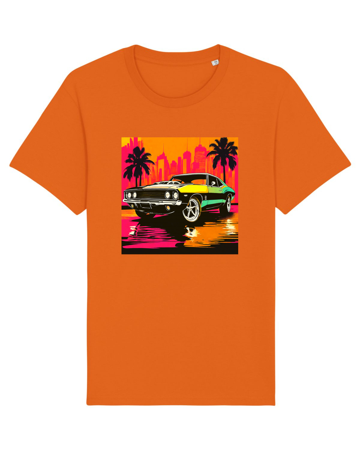 Tricou mânecă scurtă Unisex Rocker Bright Orange