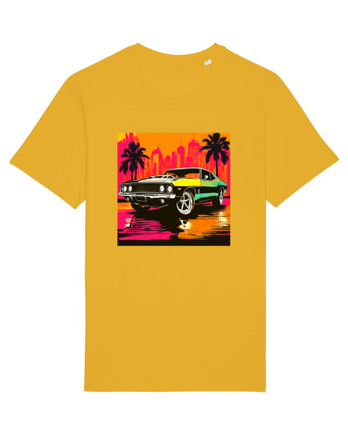 Tricou mânecă scurtă Unisex Rocker Spectra Yellow