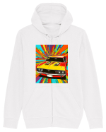 Masina Sport Pop Art Hanorac cu fermoar Unisex Connector