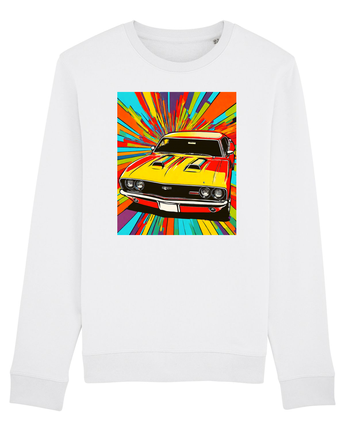 Bluză mânecă lungă Unisex Rise White