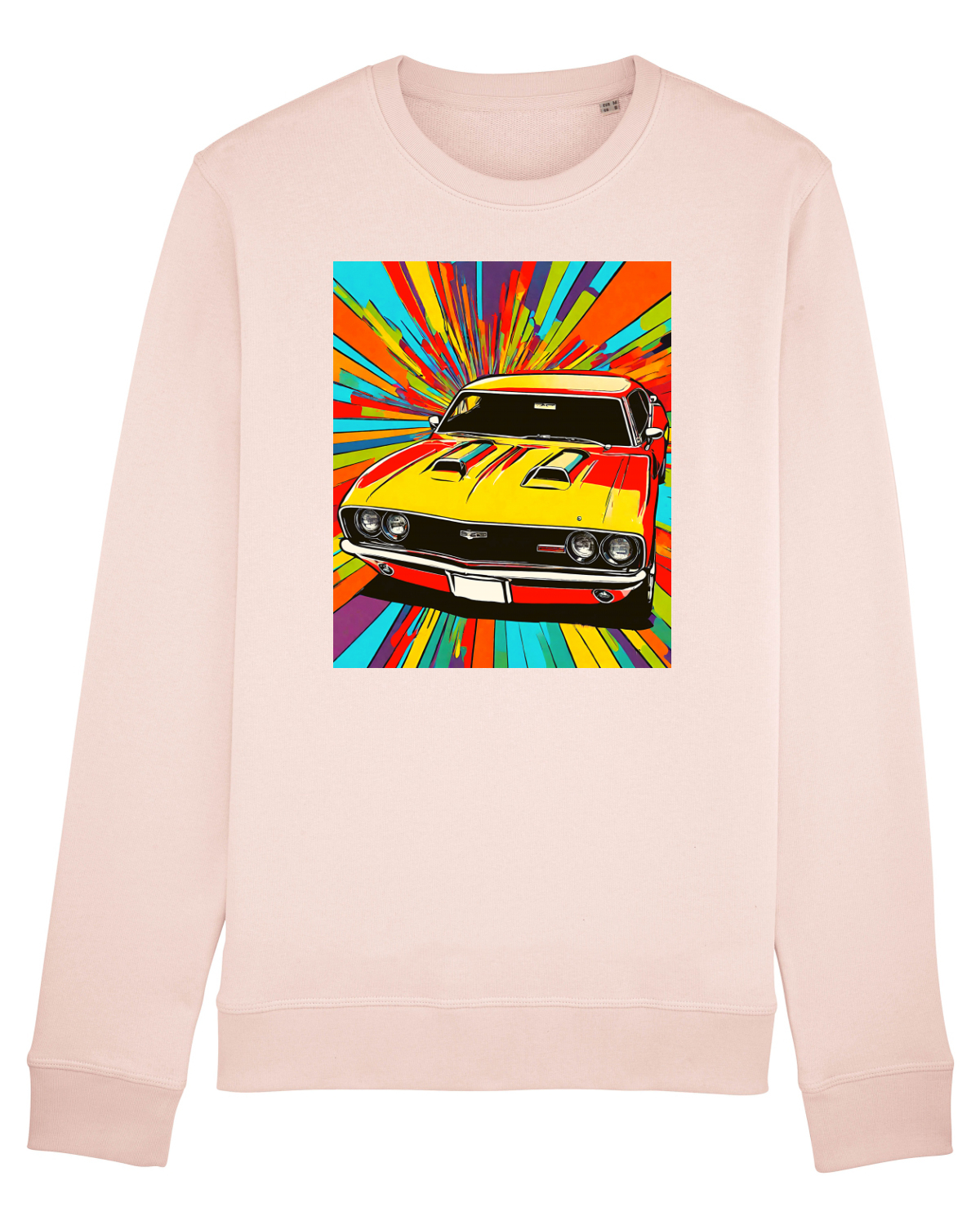 Bluză mânecă lungă Unisex Rise Candy Pink