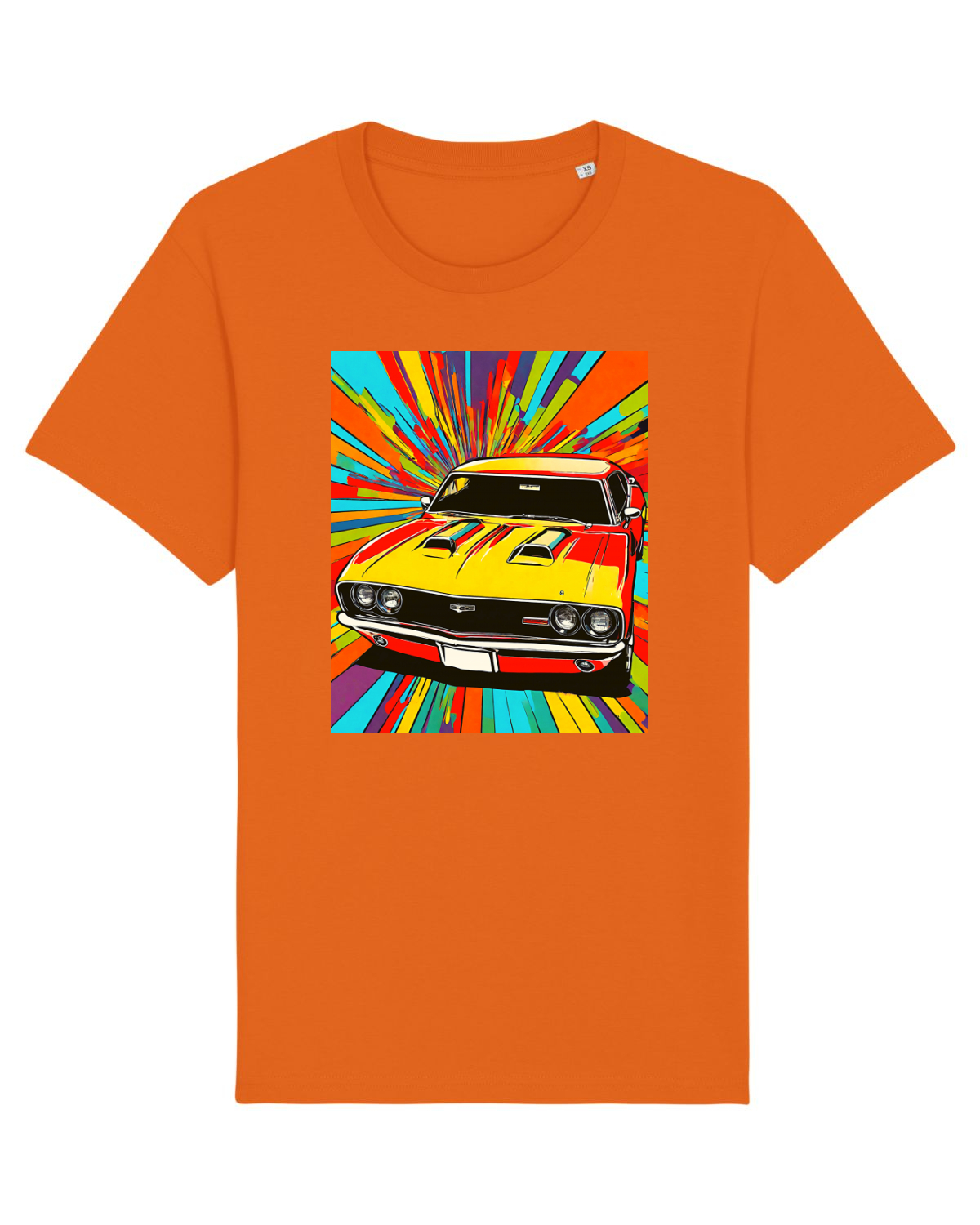 Tricou mânecă scurtă Unisex Rocker Bright Orange