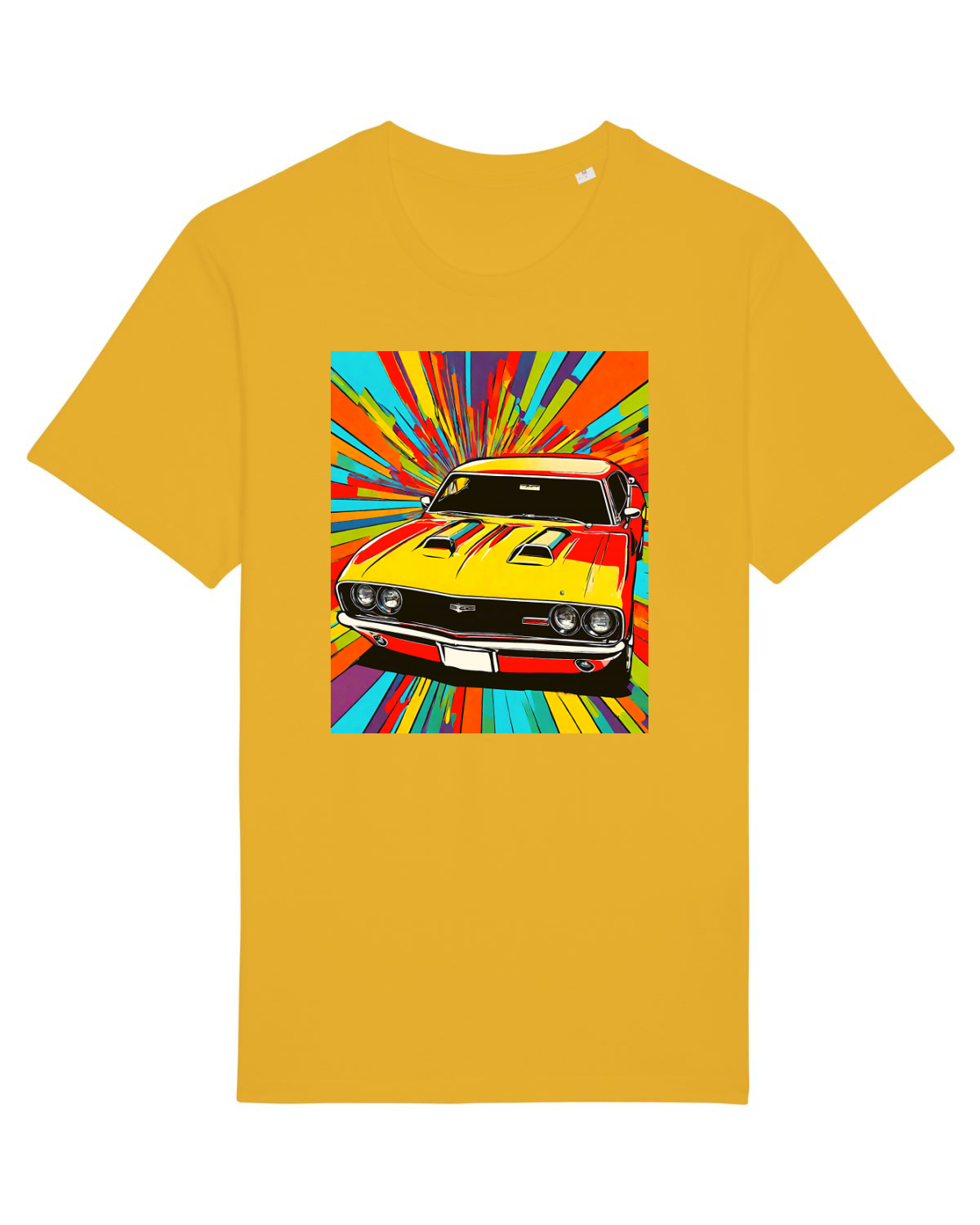 Tricou mânecă scurtă Unisex Rocker Spectra Yellow