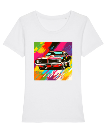 Masina Sport Pop Art White