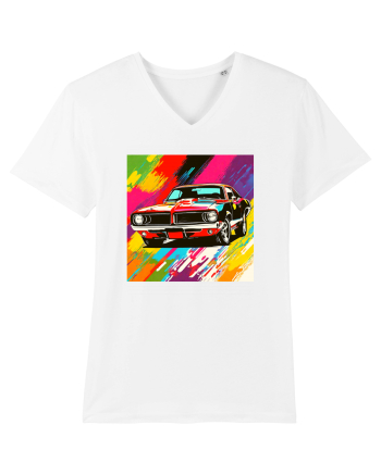 Masina Sport Pop Art White