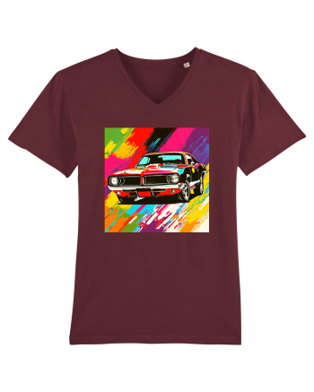 Masina Sport Pop Art Burgundy