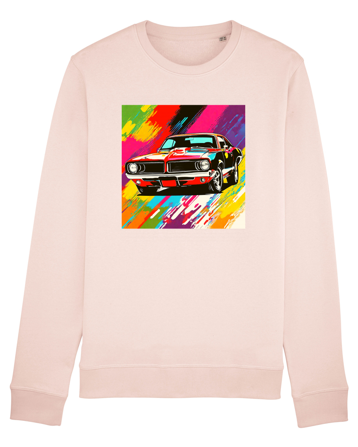 Bluză mânecă lungă Unisex Rise Candy Pink