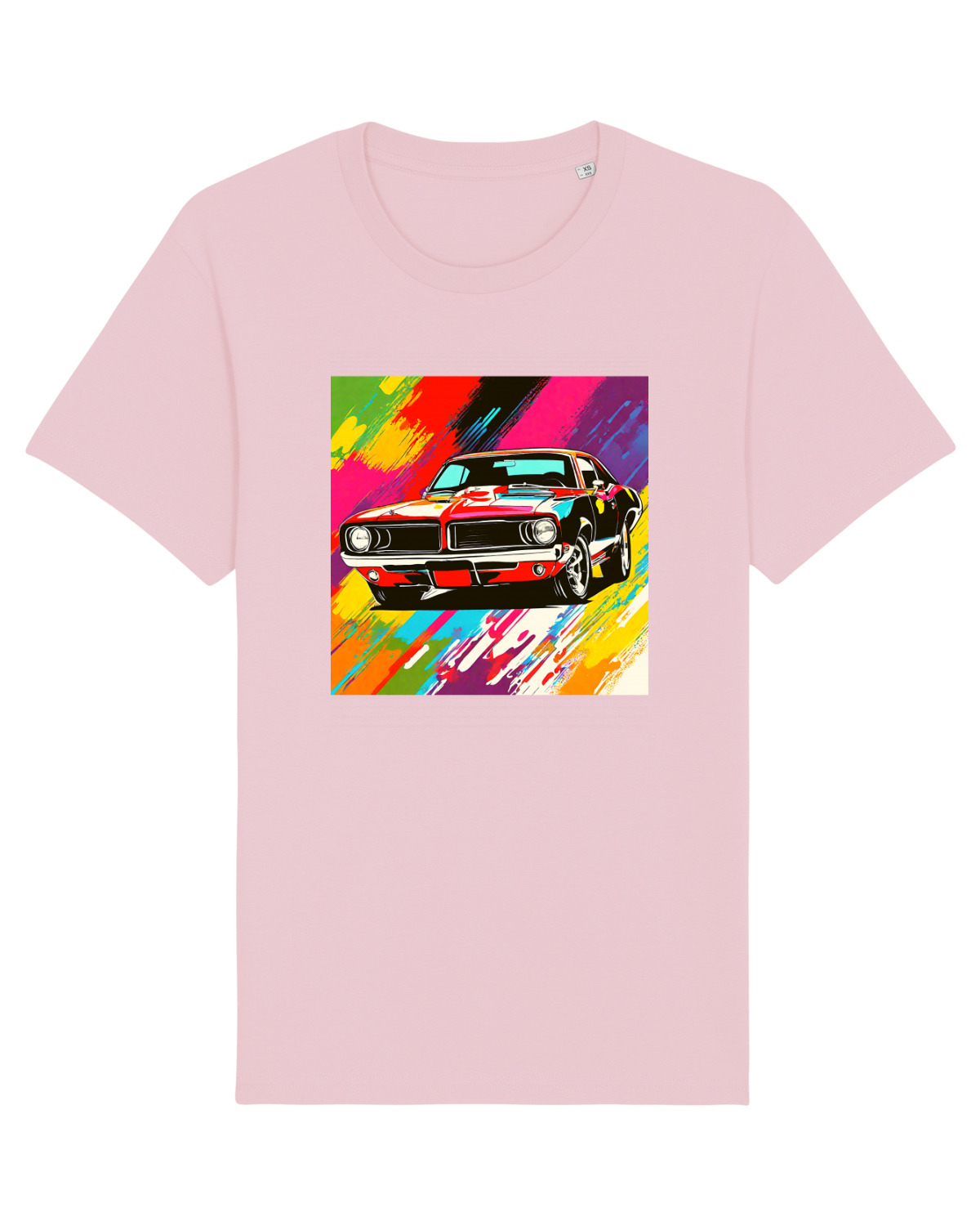 Tricou mânecă scurtă Unisex Rocker Cotton Pink