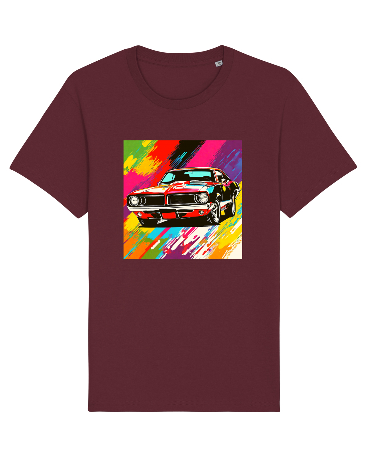 Tricou mânecă scurtă Unisex Rocker Burgundy