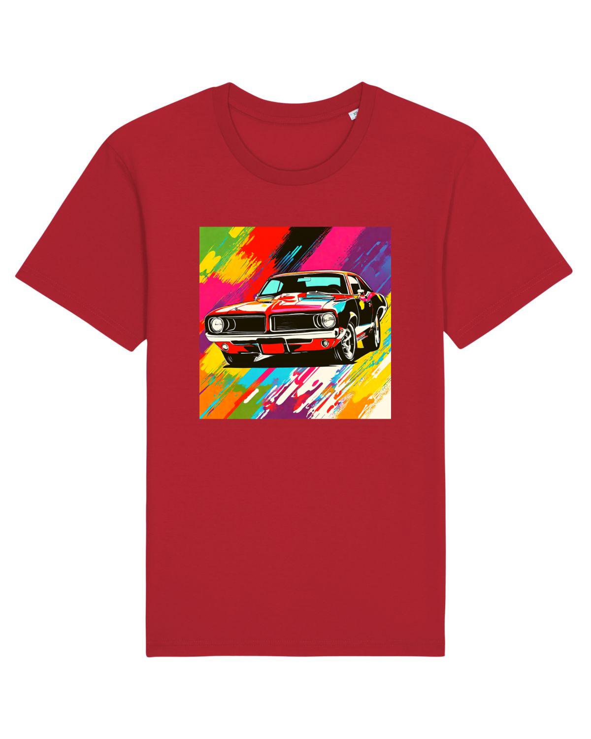 Tricou mânecă scurtă Unisex Rocker Red