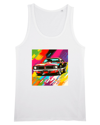 Masina Sport Pop Art White