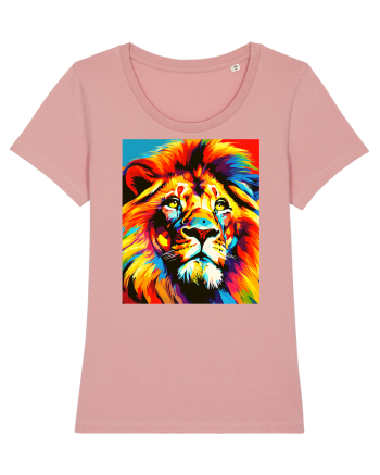 Lion Pop Art Canyon Pink