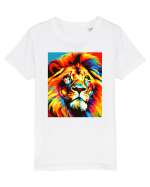 Lion Pop Art Tricou mânecă scurtă  Copii Mini Creator