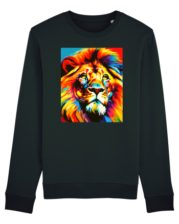 Lion Pop Art Black