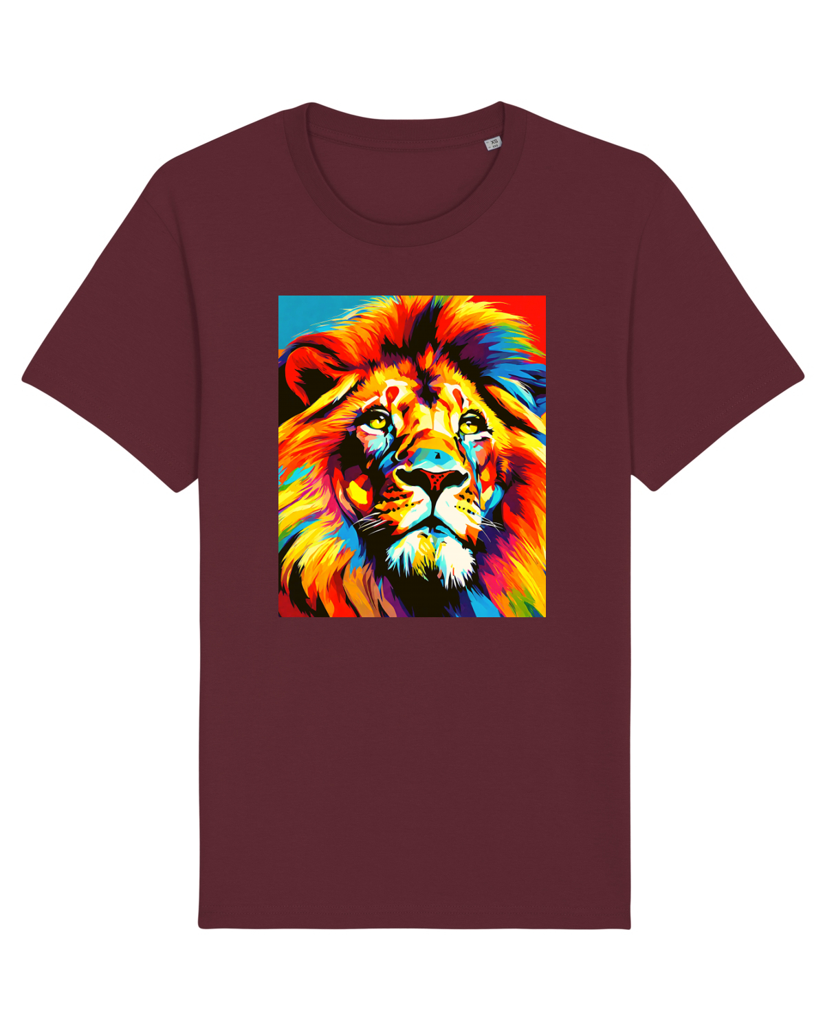 Tricou mânecă scurtă Unisex Rocker Burgundy