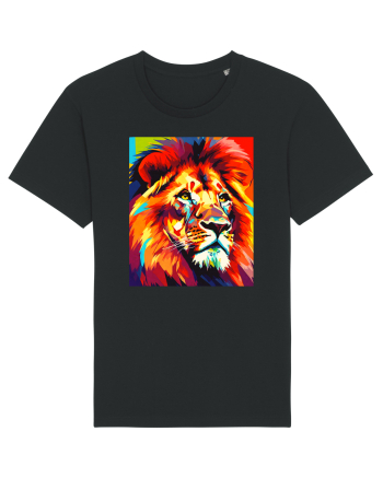 Lion Pop Art Black