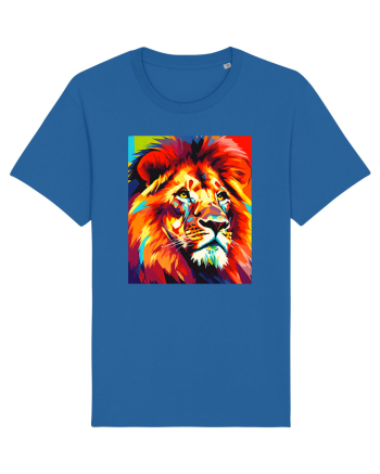 Lion Pop Art Royal Blue