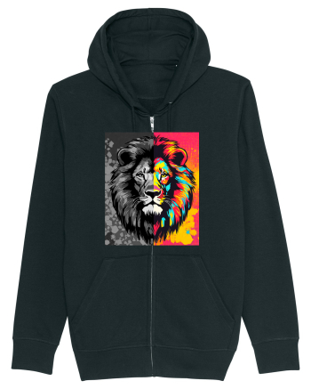 Lion Pop Art Black