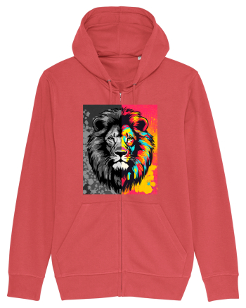 Lion Pop Art Carmine Red