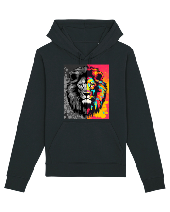 Lion Pop Art Black