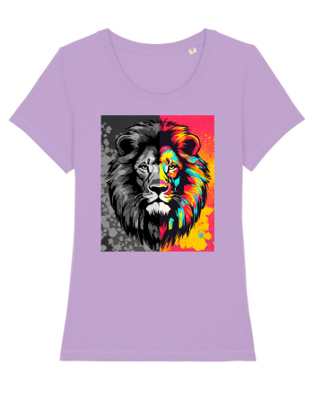 Lion Pop Art Lavender Dawn