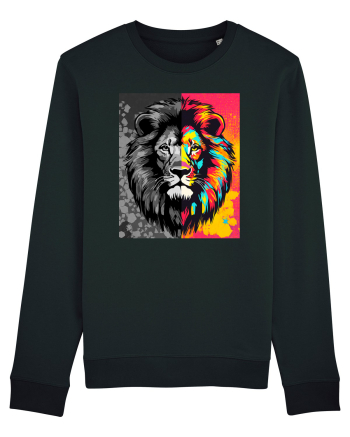 Lion Pop Art Black