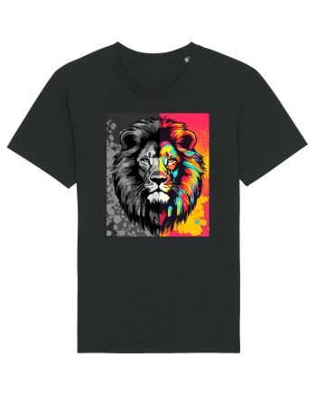 Lion Pop Art Black
