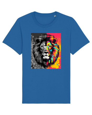 Lion Pop Art Royal Blue