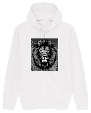 Lion Pop Art White