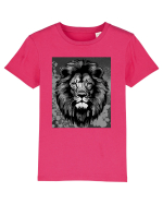 Lion Pop Art Tricou mânecă scurtă  Copii Mini Creator