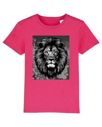 Lion Pop Art Raspberry