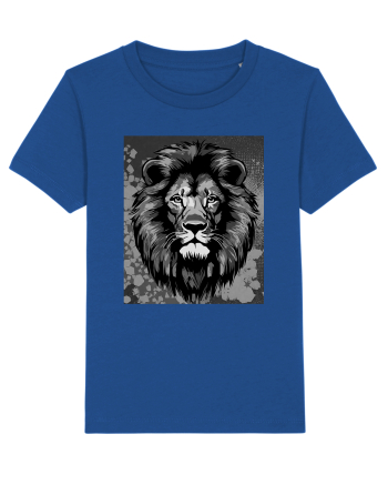 Lion Pop Art Majorelle Blue
