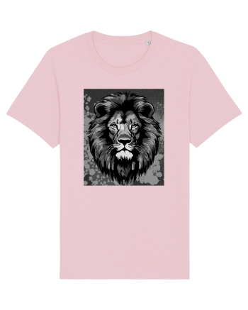 Lion Pop Art Cotton Pink