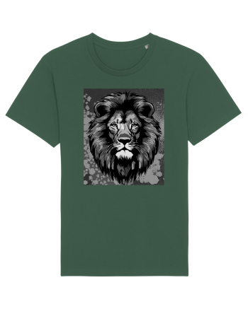 Lion Pop Art Bottle Green