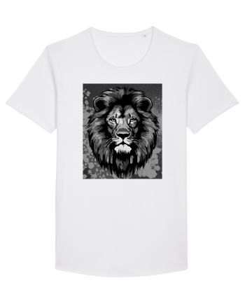 Lion Pop Art White