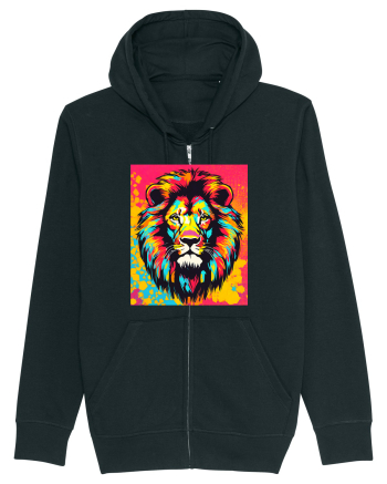 Lion Pop Art Black