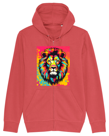 Lion Pop Art Carmine Red