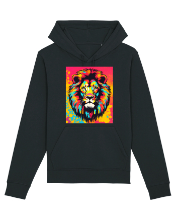 Lion Pop Art Black