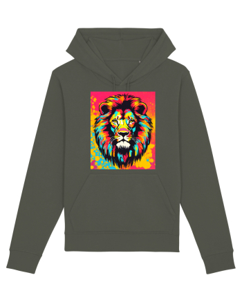 Lion Pop Art Khaki