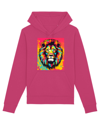 Lion Pop Art Raspberry