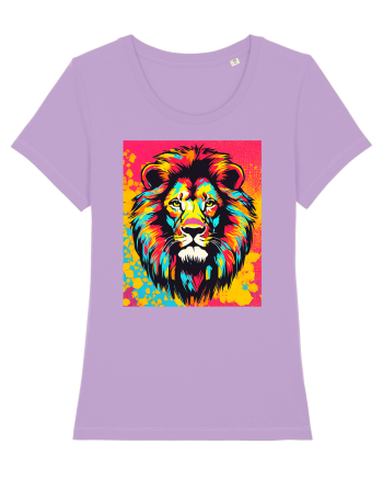 Lion Pop Art Lavender Dawn