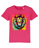 Lion Pop Art Tricou mânecă scurtă  Copii Mini Creator