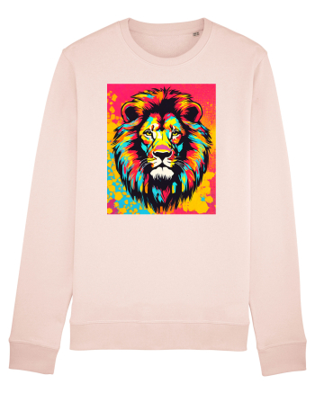 Lion Pop Art Candy Pink