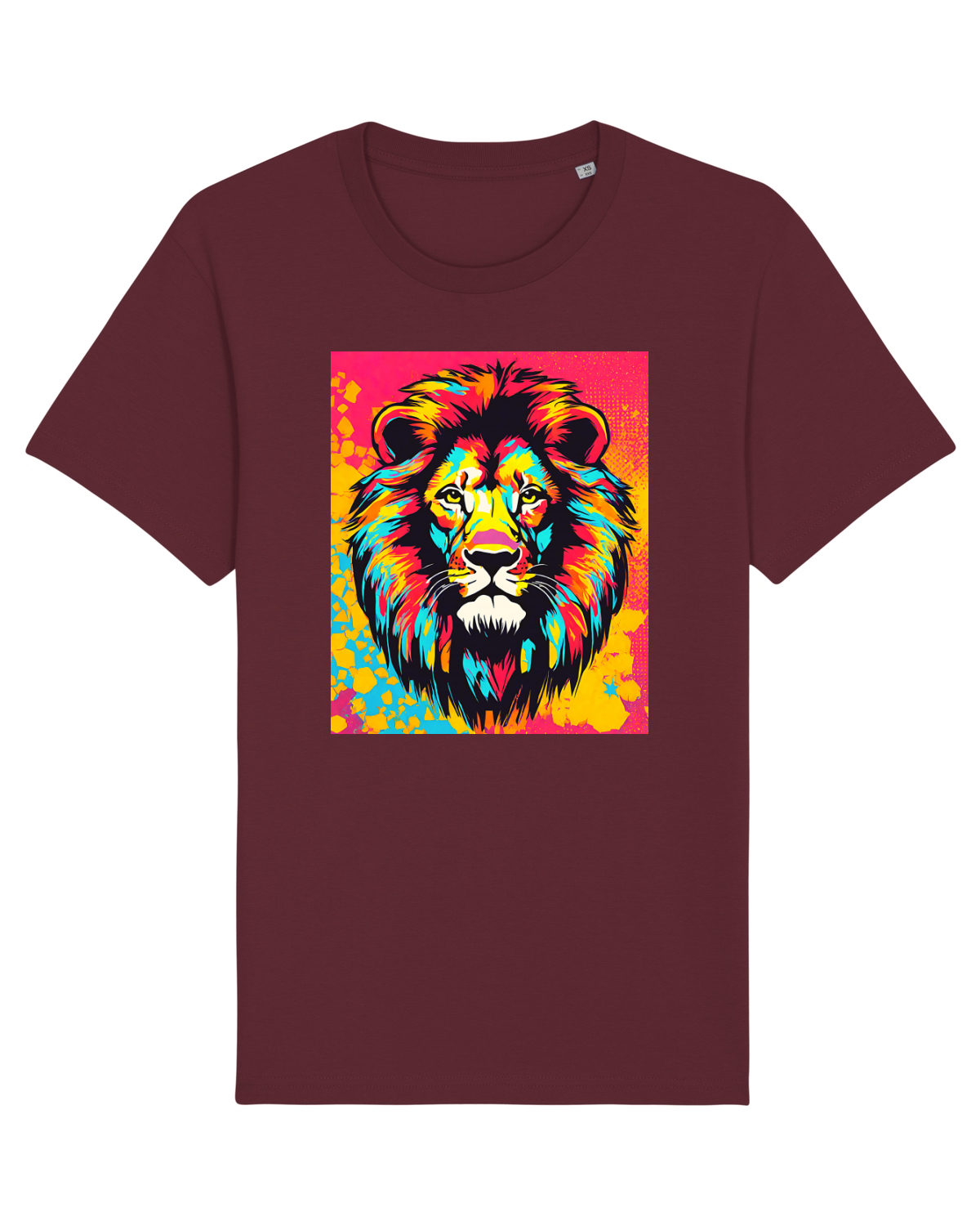Tricou mânecă scurtă Unisex Rocker Burgundy