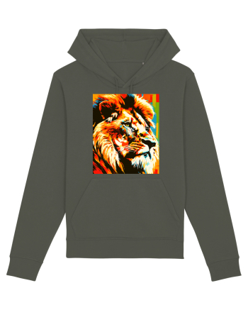 Lion Pop Art Khaki