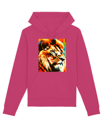 Lion Pop Art Raspberry