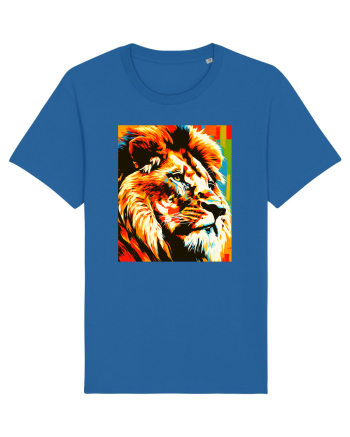 Lion Pop Art Royal Blue