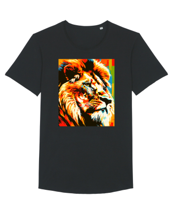 Lion Pop Art Black